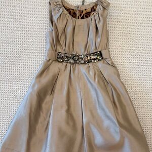 Elegant Dolce and Gabbana Vintage Mini Coctail Dress with Embellished Waist